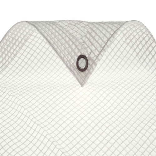 200gsmWaterproofReinforcedMeshClearTarpaulins