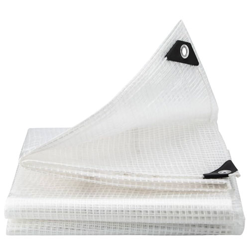 250gsmUVProtectedRotproofClearTarpaulin