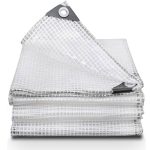 350gsmClear HeavyDutyShrinkageResistantRenforcedTransparentTarpaulin