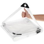 430gsmClearTarpaulinHeavyDutyPVCWaterproofGlassClearTarpSheet