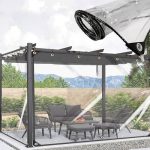 430gsmClearTarpaulinHeavyDutyPVCWaterproofGlassClearTarpSheet