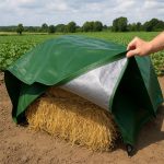 HeavyDutyGreenAndSilverTarpaulin200GSMWaterproofUVResistantTarpaulinsForCommercialUse