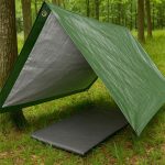 HeavyDutyGreenAndSilverTarpaulin200GSMWaterproofUVResistantTarpaulinsForCommercialUse