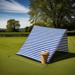 UVResistanceBlueStripedTarpaulinHeavyDuty170gsmWaterproofTarp