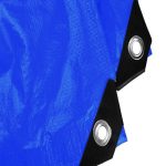 UV Resistant Polyethylene Blue Tarpaulin - Waterproof 190gsm Heavy Duty Cover For Industrial Use - Image 2