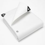Waterproof Super White Tarpaulin Sheet – Heavy Duty 200gsm Outdoor Protection Tarp