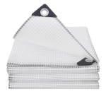 350gsm Clear Waterproof Tarpaulin – Reinforced PVC Cover for Outdoor Use