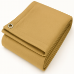 400gsm Tan Canvas Tarpaulin – Heavy Duty Waterproof & Breathable Outdoor Cover