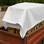 90GSM Versatile White Tarpaulin - Waterproof Tarp Cover Sheet for Furniture And Caravans - Image 3