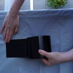 BlackTarpaulinTape 50mmx20mStrongAdhesiveTapeForRepairingTarpaulin