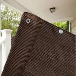 BrownPrivacyNettingDurable220gsmPrivacyNettingRolls
