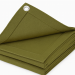 Heavy Duty Army Green Canvas Tarpaulin – Durable Waterproof Camping & Ground Sheet
