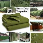 DurableArmyGreenCanvasTarpaulin10ozWaterproofDustproofCanvastarpaulins