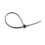 DurableBlackCableTies Packof100