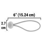 DurableWhiteBungeeBalls15cm