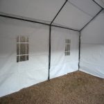 FlameRetardantWhiteTarpaulin200gsmUVResistantDurableCover