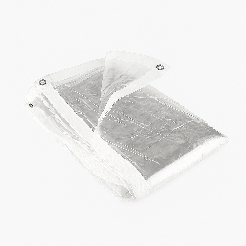 Heavy Duty Clear Tarpaulin 310gsm – Waterproof PVC Sheet for Outdoor Protection