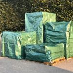 Heavy GreenPalletCovers140gsmPalletCoverforPalletsAndOutdoorFurniture