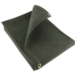 21ozHeavyWeightCanvasTarpaulinStrongCottonTarpwithReinforcedEyelets