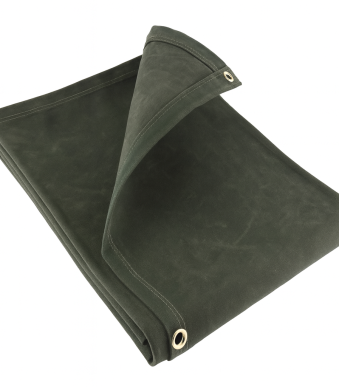 21ozHeavyWeightCanvasTarpaulinStrongCottonTarpwithReinforcedEyelets