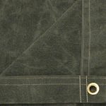 HeavyDutyDarkGreenCanvasTarpaulins 21ozWaterResistantTarpSheetsforDomesticUse