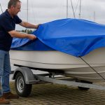 Industrial Grade 560gsm Blue Tarpaulin - Tough PVC Tarpaulin Sheet with Brass Eyelets - Image 3