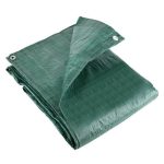 Lightweight Green Tarpaulin - 80gsm Multipurpose Waterproof Cover - Image 2