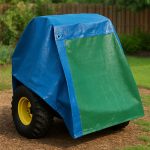 Multi-Purpose Budget Tarpaulins Waterproof  - Blue/Green 70GSM Tarpaulin - Image 2