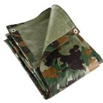 MultipurposeCamouflageTarpaulin80gsmLightweightWaterproofCover