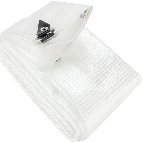 HeavyDutyClear Tarpaulin310gsm WaterproofPVCSheetforOutdoor Protection