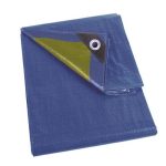 WaterproofBlueGreenTarpaulinHeavyDuty110gsmReinforcedTarpaulinCover