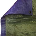 WaterproofBlueGreenTarpaulinHeavyDuty110gsmReinforcedTarpaulinCover